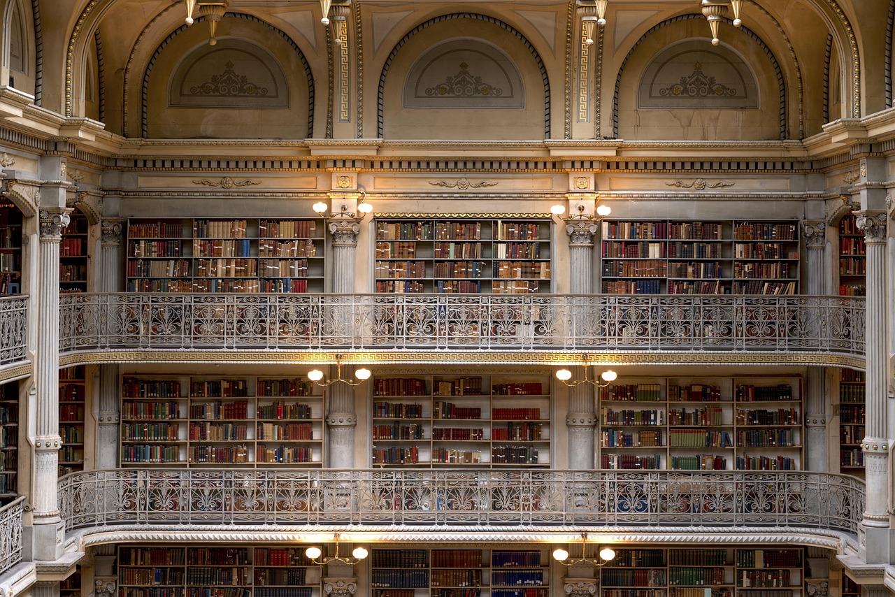 george peabody library, peabody institute, baltimore, john hopkins sheridan library, maryland, edmund g lind, dr nathaniel h morison, usa, america, building, library, historical, gallery, carol m highsmith, library, library, library, library, library